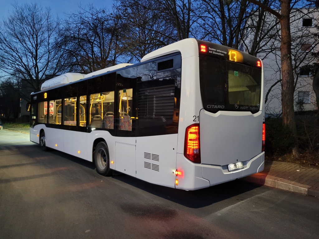 Гессен, Mercedes-Benz Citaro C2 NGT hybrid № 21