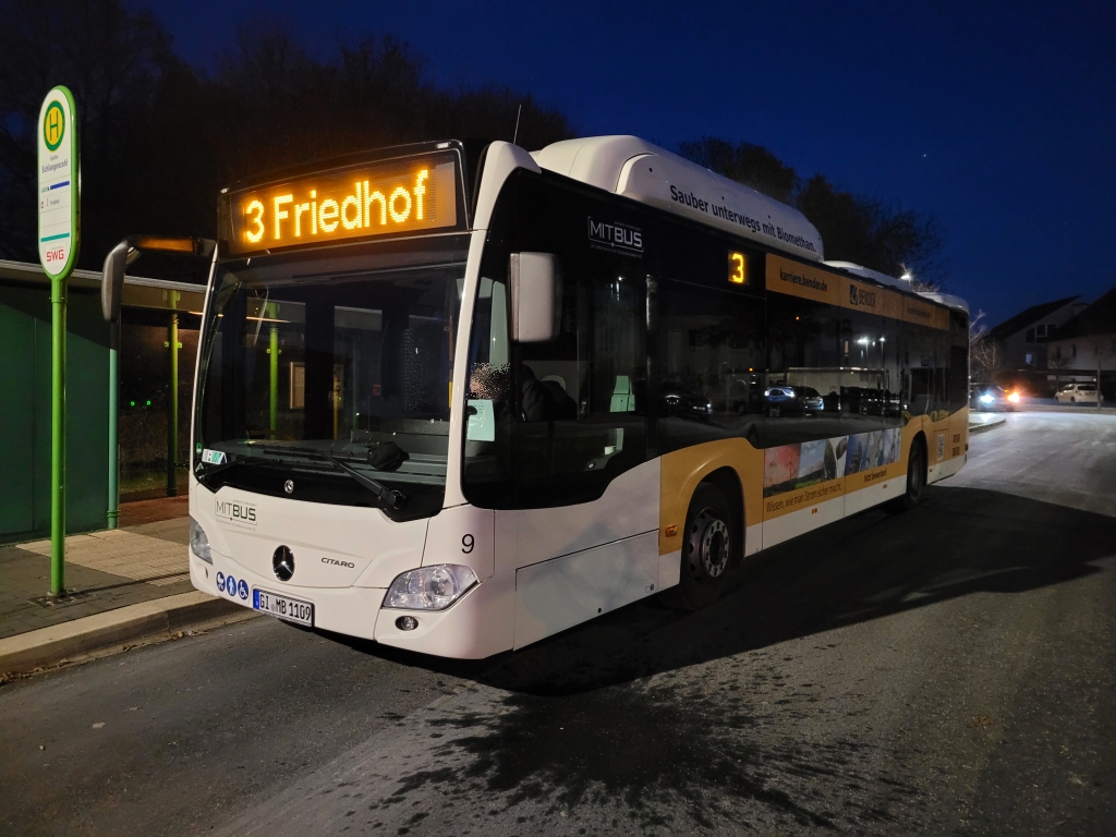 Гессен, Mercedes-Benz Citaro C2 NGT hybrid № 9