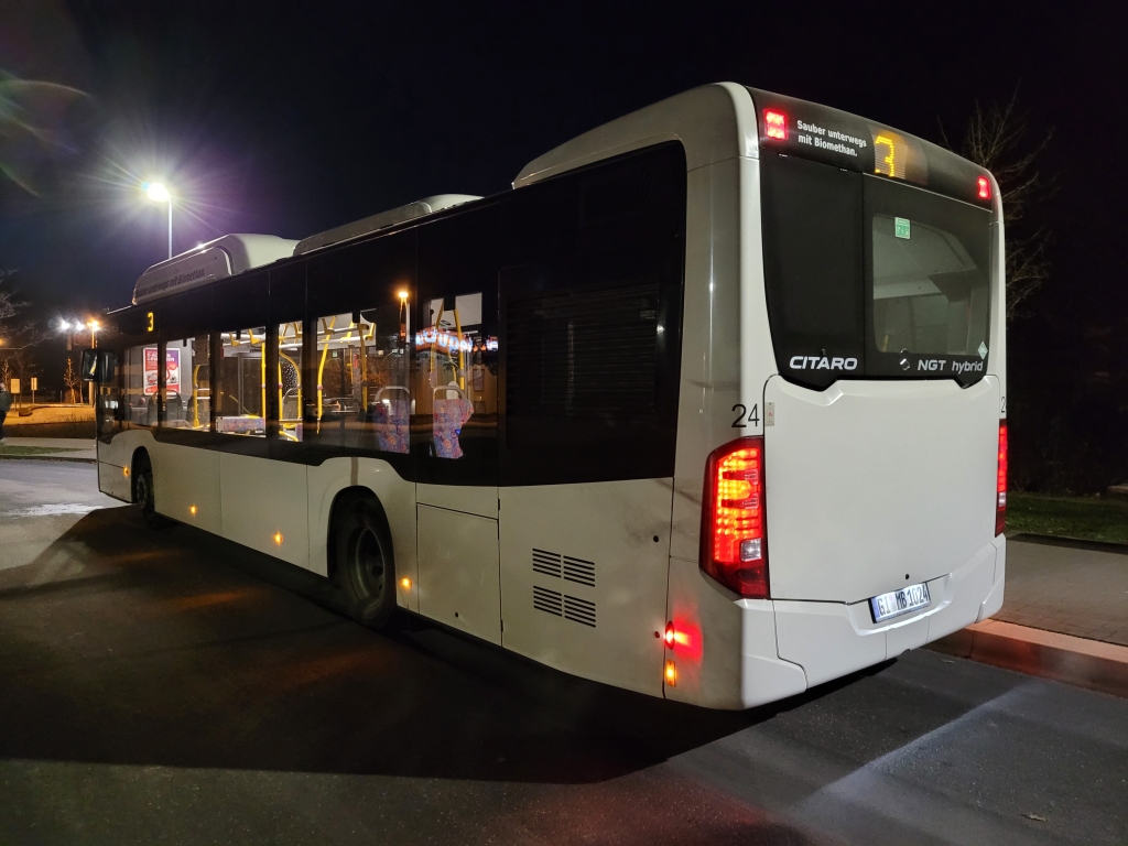 Гессен, Mercedes-Benz Citaro C2 NGT hybrid № 24