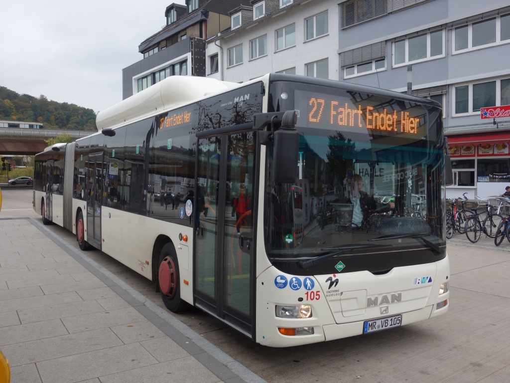 Гессен, MAN A40 Lion's City GL NG313 CNG № 105