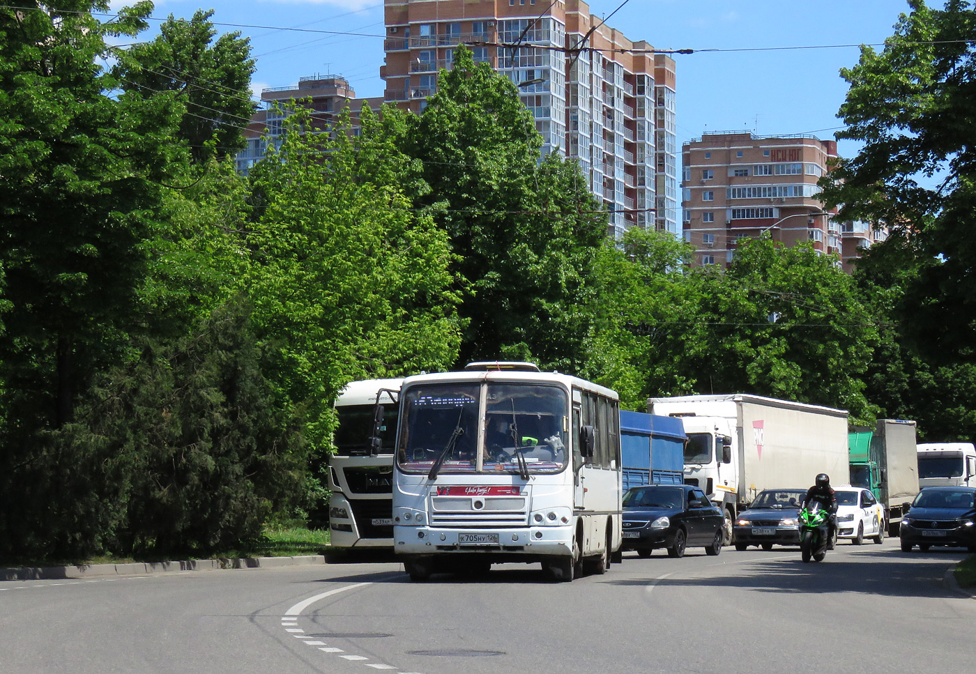 Краснодарский край, ПАЗ-320302-08 № К 705 НУ 126