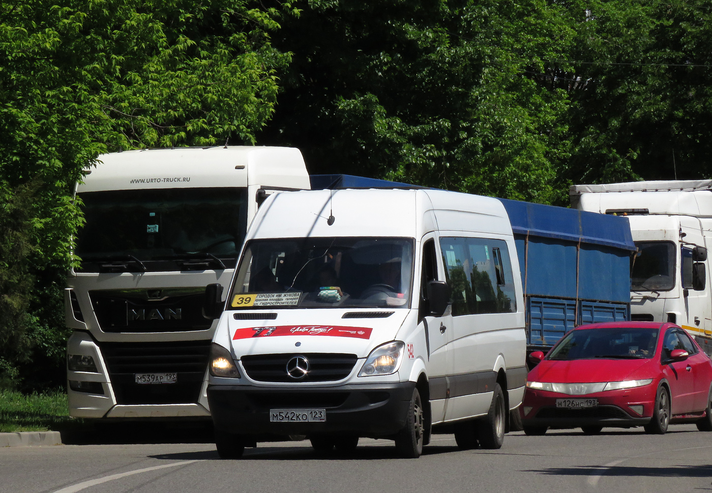 Krasnodar region, Luidor-22360C (MB Sprinter) # М 542 КО 123