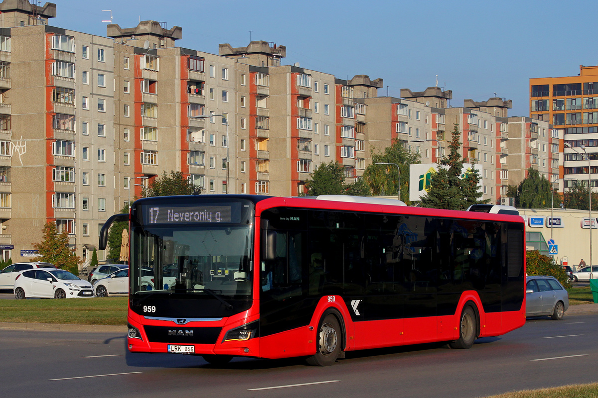Litauen, MAN 12C Lion's City 12 NL330 EfficientHybrid Nr. 959
