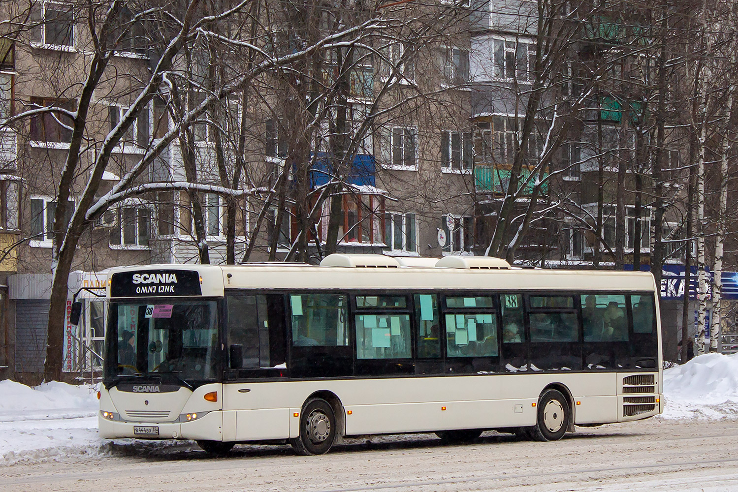 Вологодская область, Scania OmniLink II (Скания-Питер) № В 444 ВХ 35