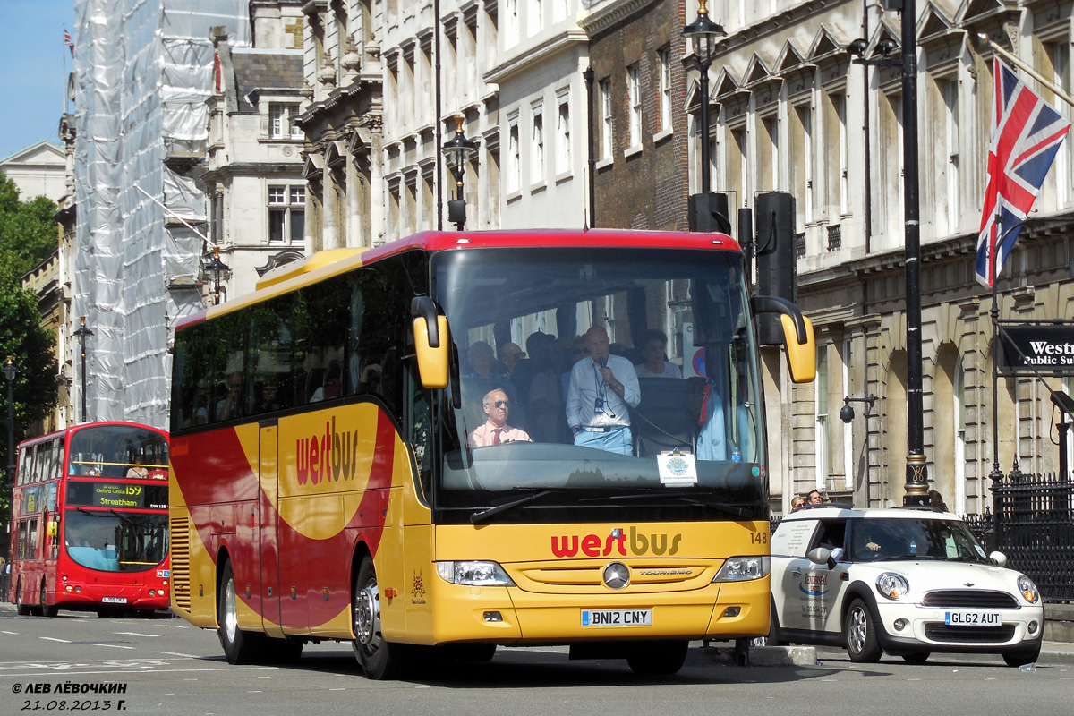 Великобритания, Mercedes-Benz Tourismo II RL 15RHD № 148