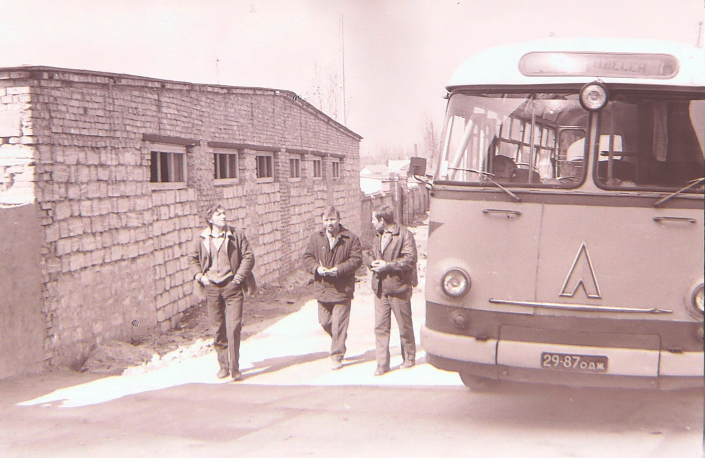 Obwód odeski, LAZ-695E Nr 29-87 ОДЖ; Obwód odeski — Odessa — historical photos