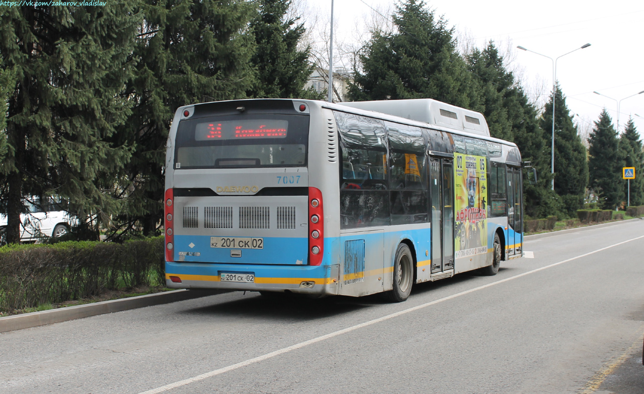 Алматы, Guilin Daewoo GDW6126CNG (СемАЗ) № 7007