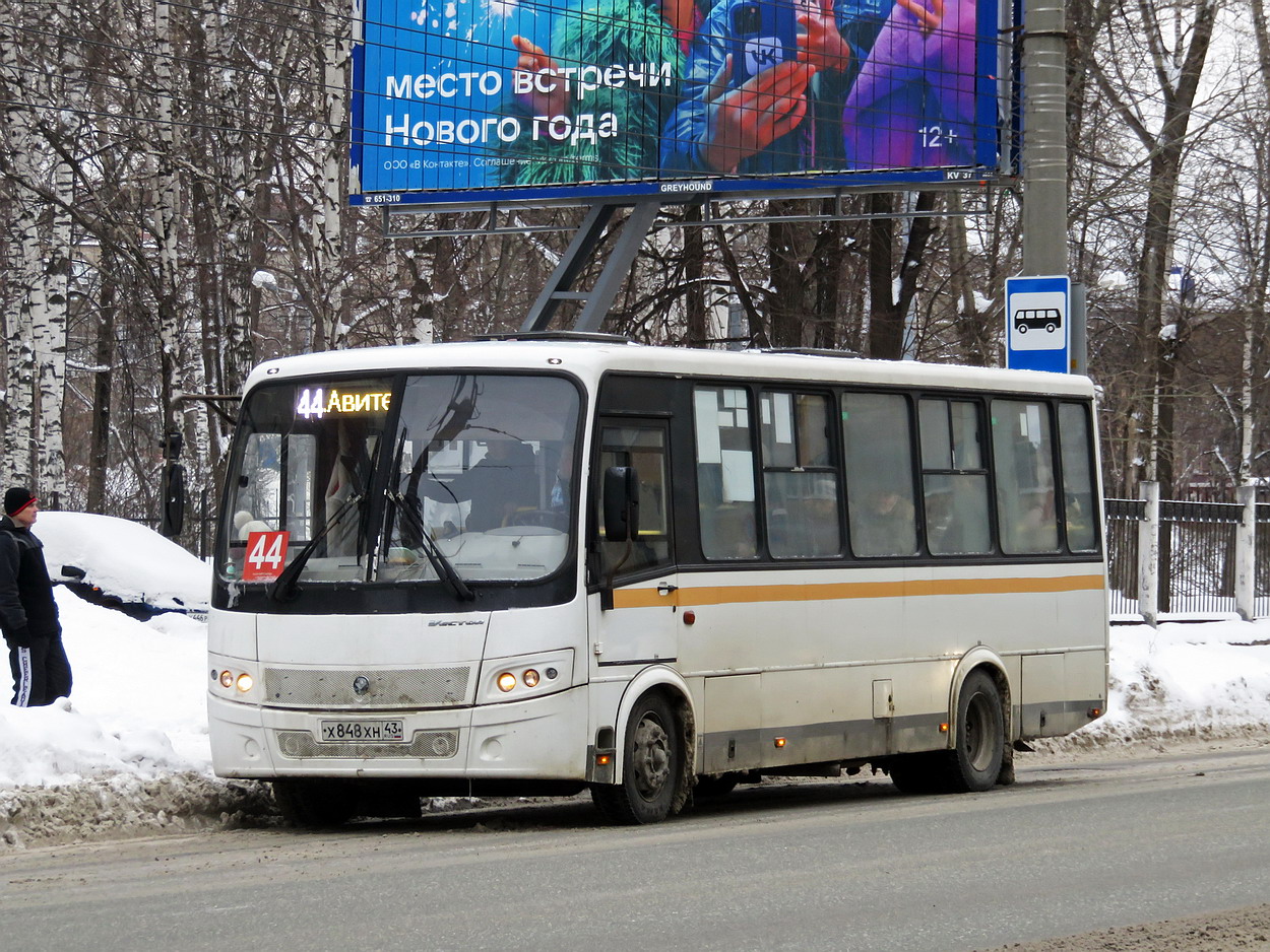 Кировская область, ПАЗ-320412-05 "Вектор" № Х 848 ХН 43