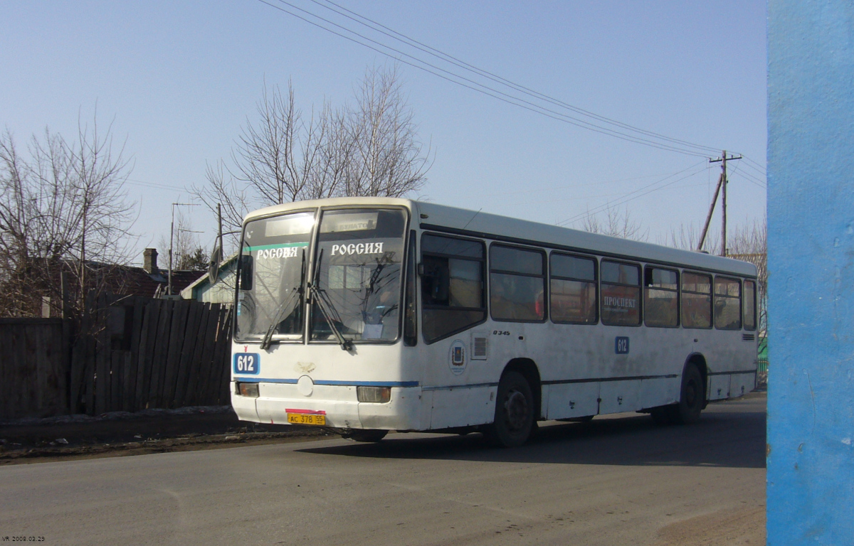 Омская область, Mercedes-Benz O345 № 612
