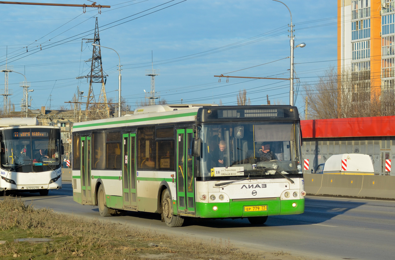 Волгоградская область, ЛиАЗ-5292.22 (2-2-2) № 7563