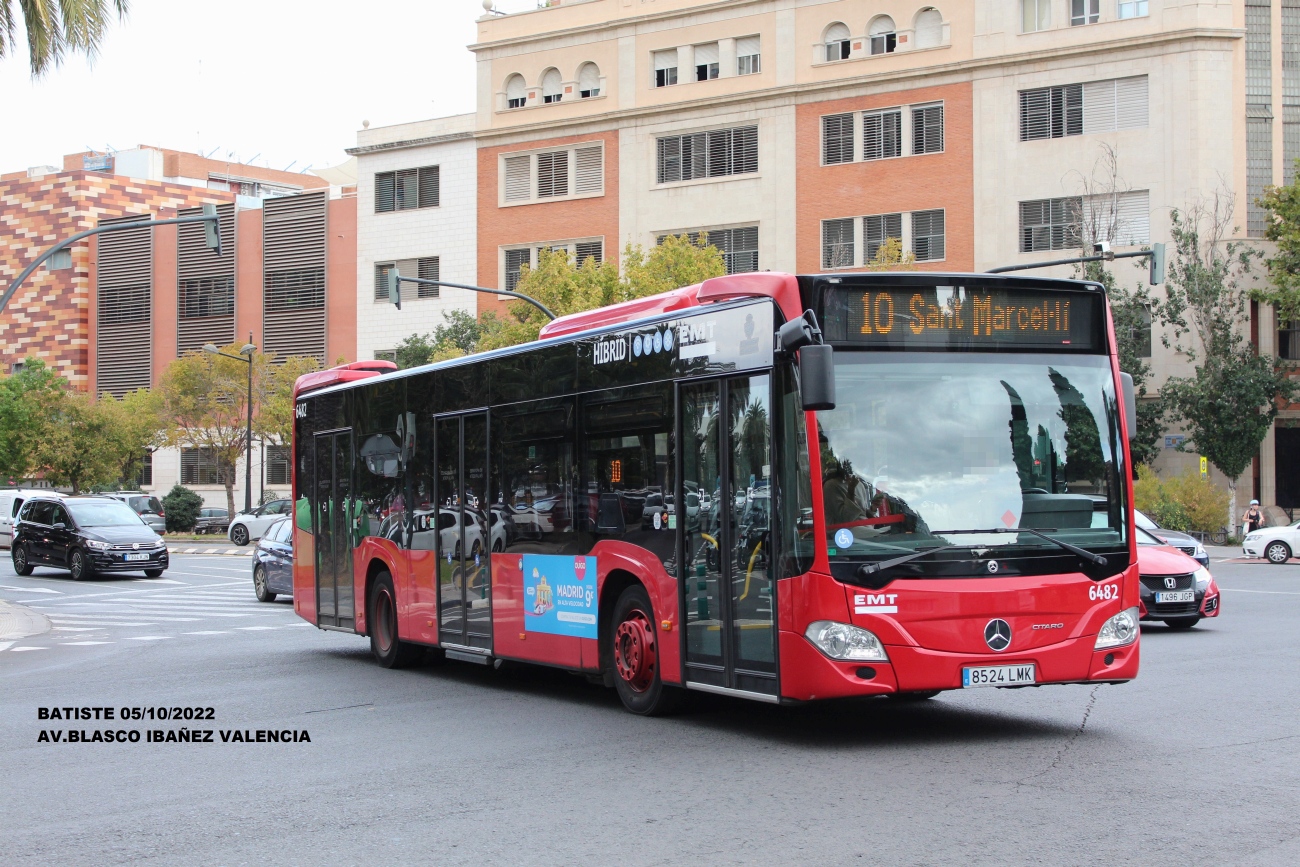 Испания, Mercedes-Benz Citaro C2 hybrid № 6482