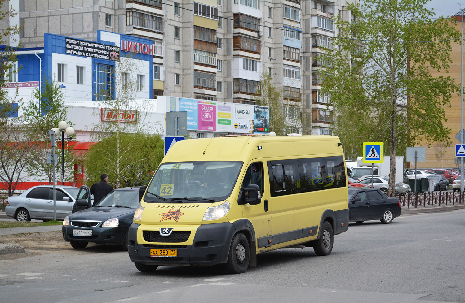 Тюменская область, Нижегородец-2227SK (Peugeot Boxer) № АА 380 72