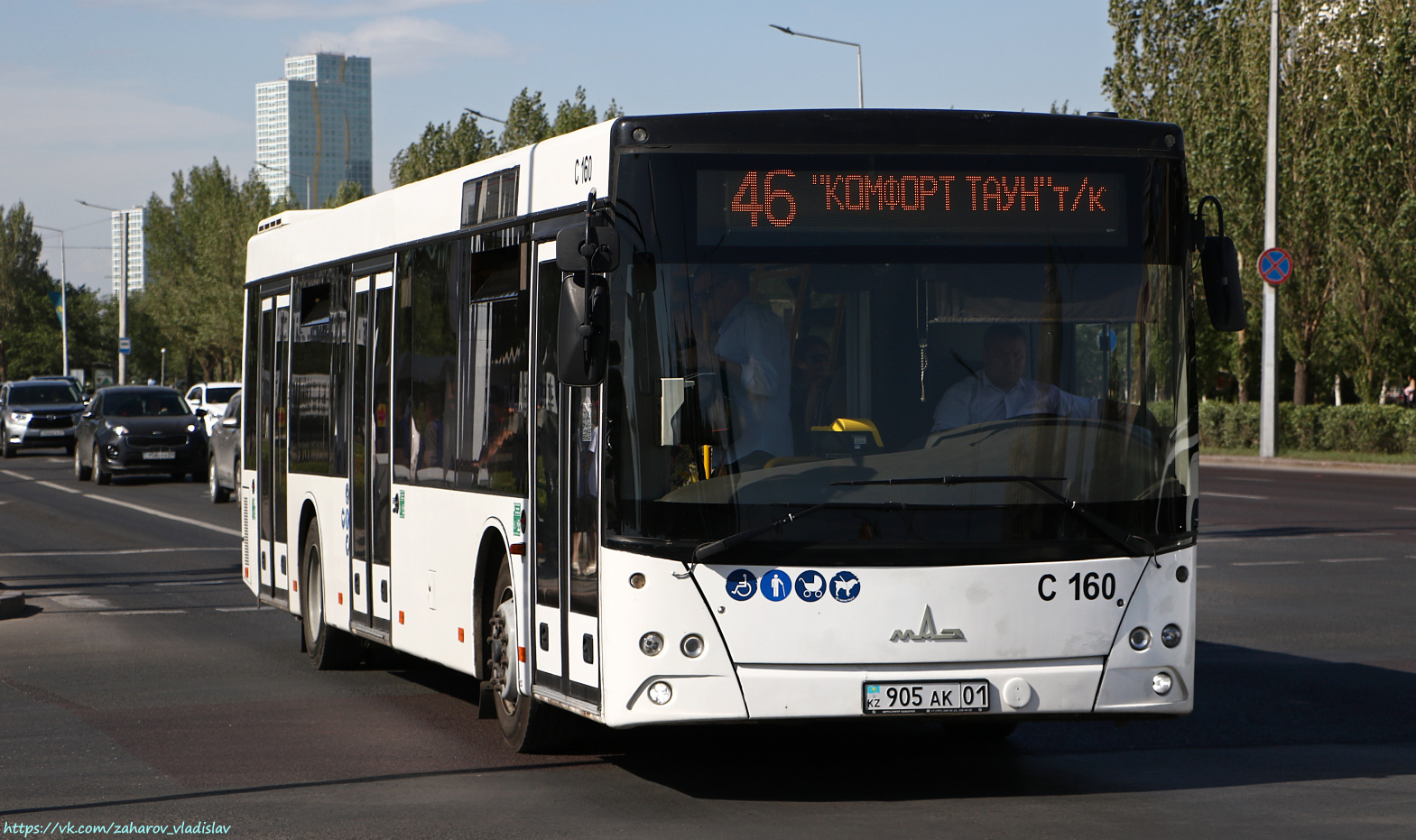 Astana, MAZ-203.015 č. C160