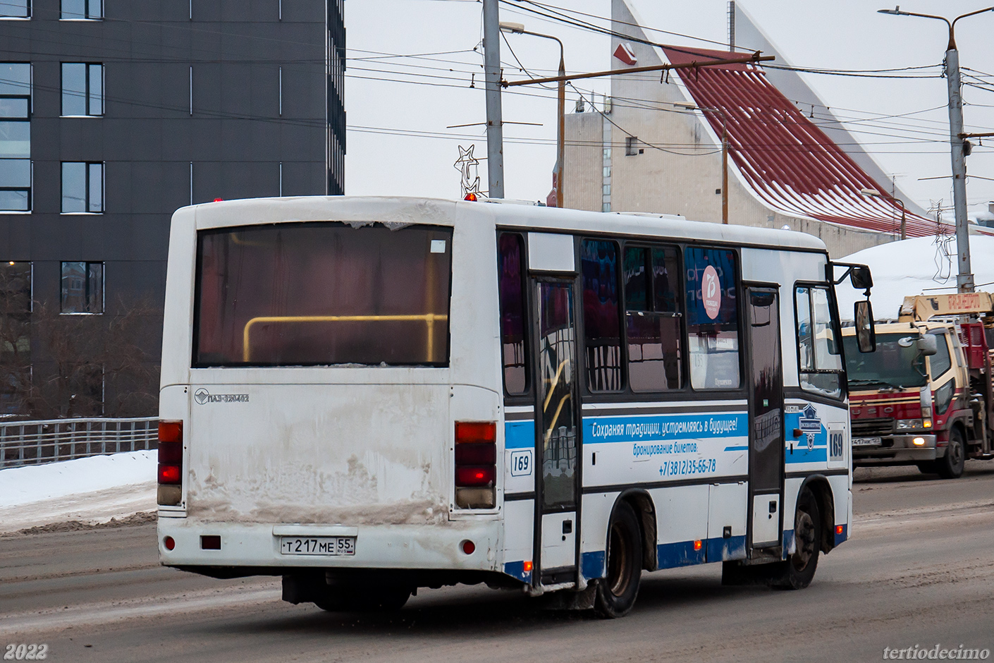 Омская область, ПАЗ-320402-04 № 169