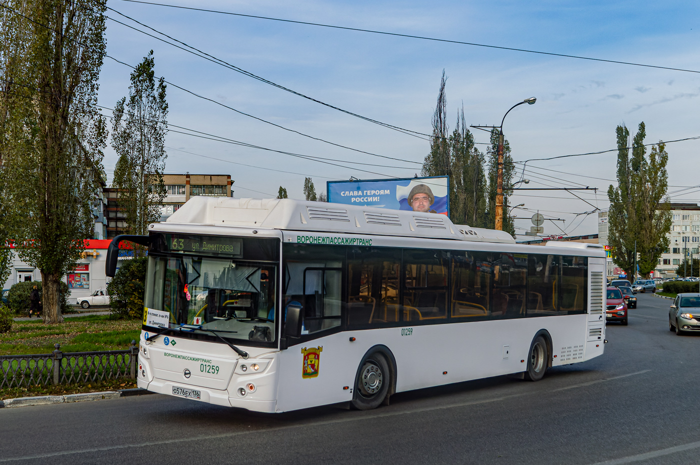 Воронежская область, ЛиАЗ-5292.67 (CNG) № 01259