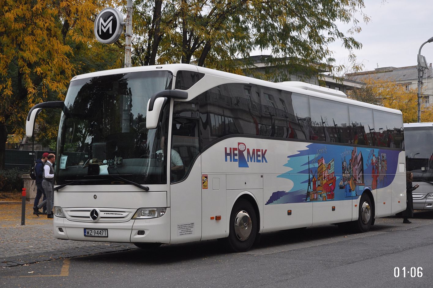Польша, Mercedes-Benz Tourismo II 15RHD № WZ 9447T