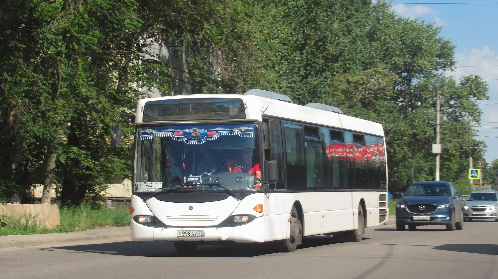Lipetsk region, Scania OmniLink I (Scania-St.Petersburg) # У 998 АУ 48