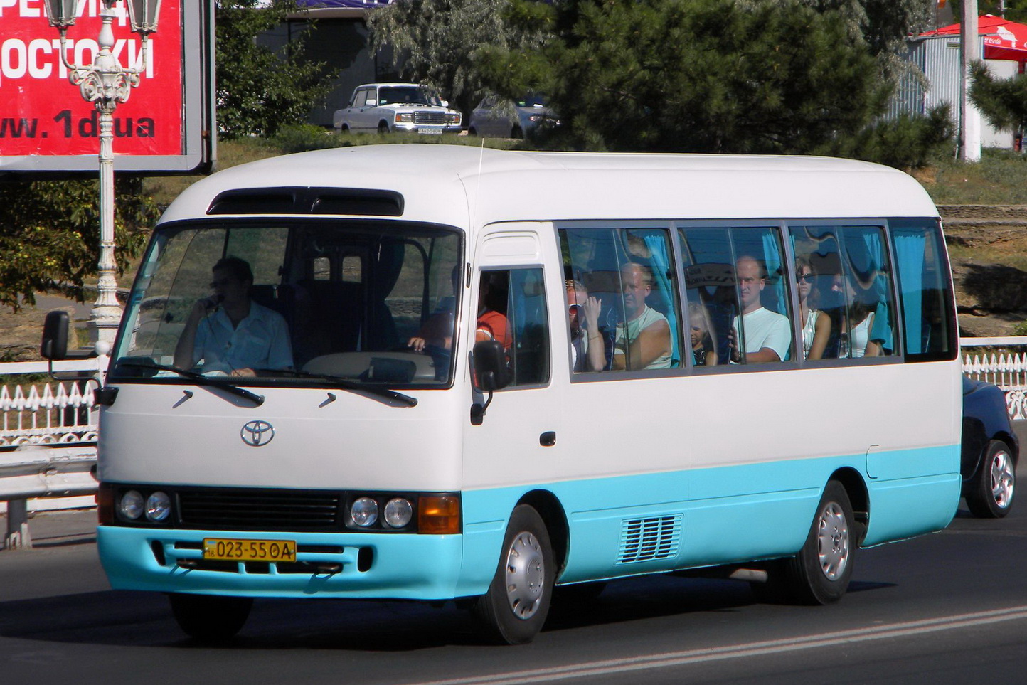 Odessa region, Toyota Coaster HZB50 # 023-55 ОА