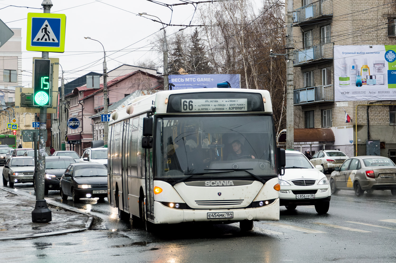 Пензенская область, Scania OmniLink II (Скания-Питер) № Е 454 МК 164