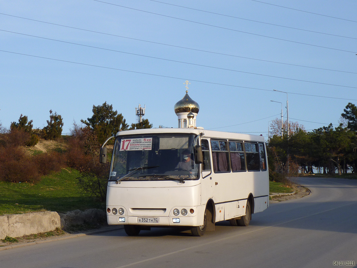 Севастополь, Богдан А09211 № А 352 ТН 92