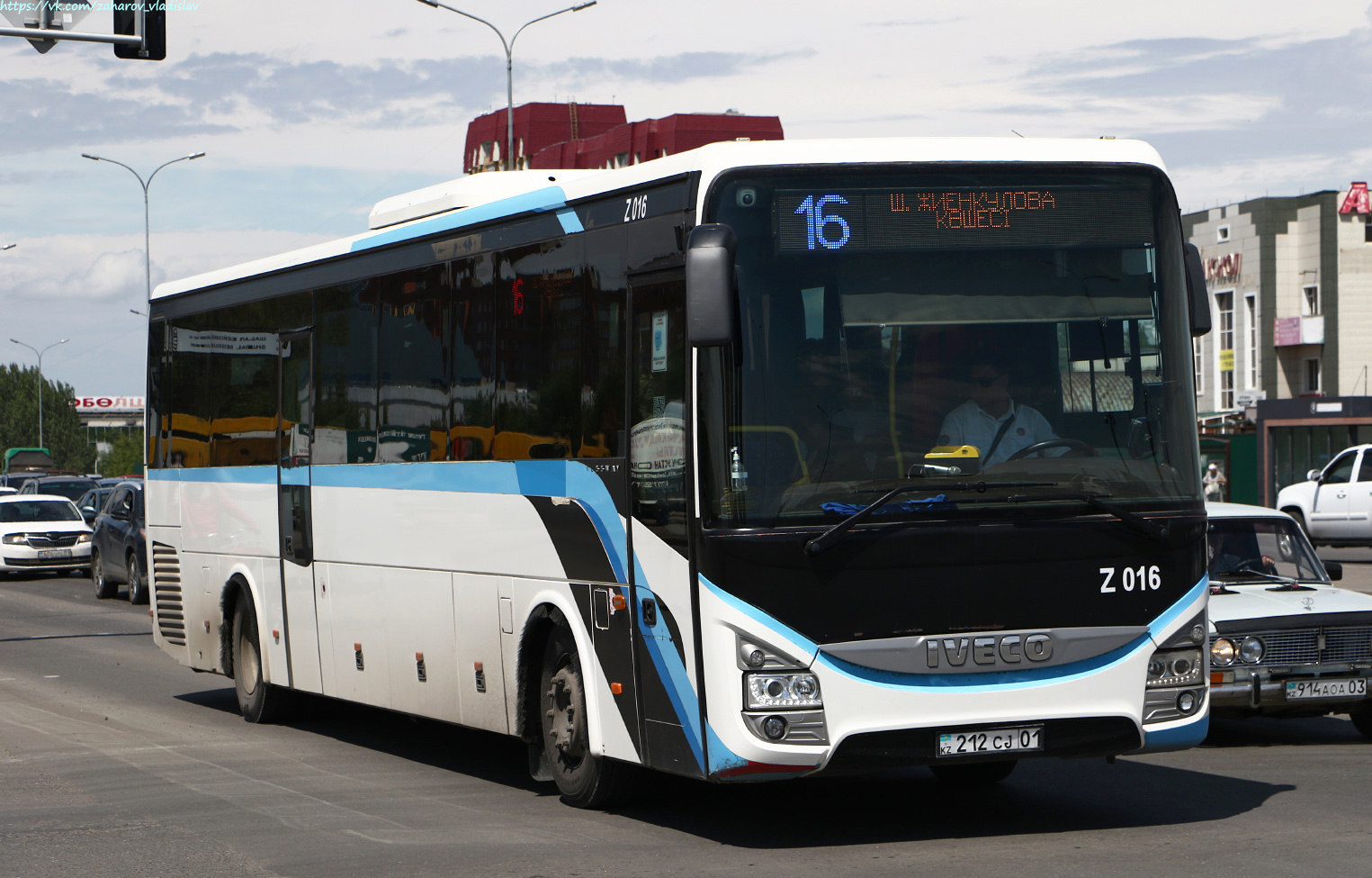 Астана, IVECO Crossway LINE 13M (СарыаркаАвтоПром) № Z016