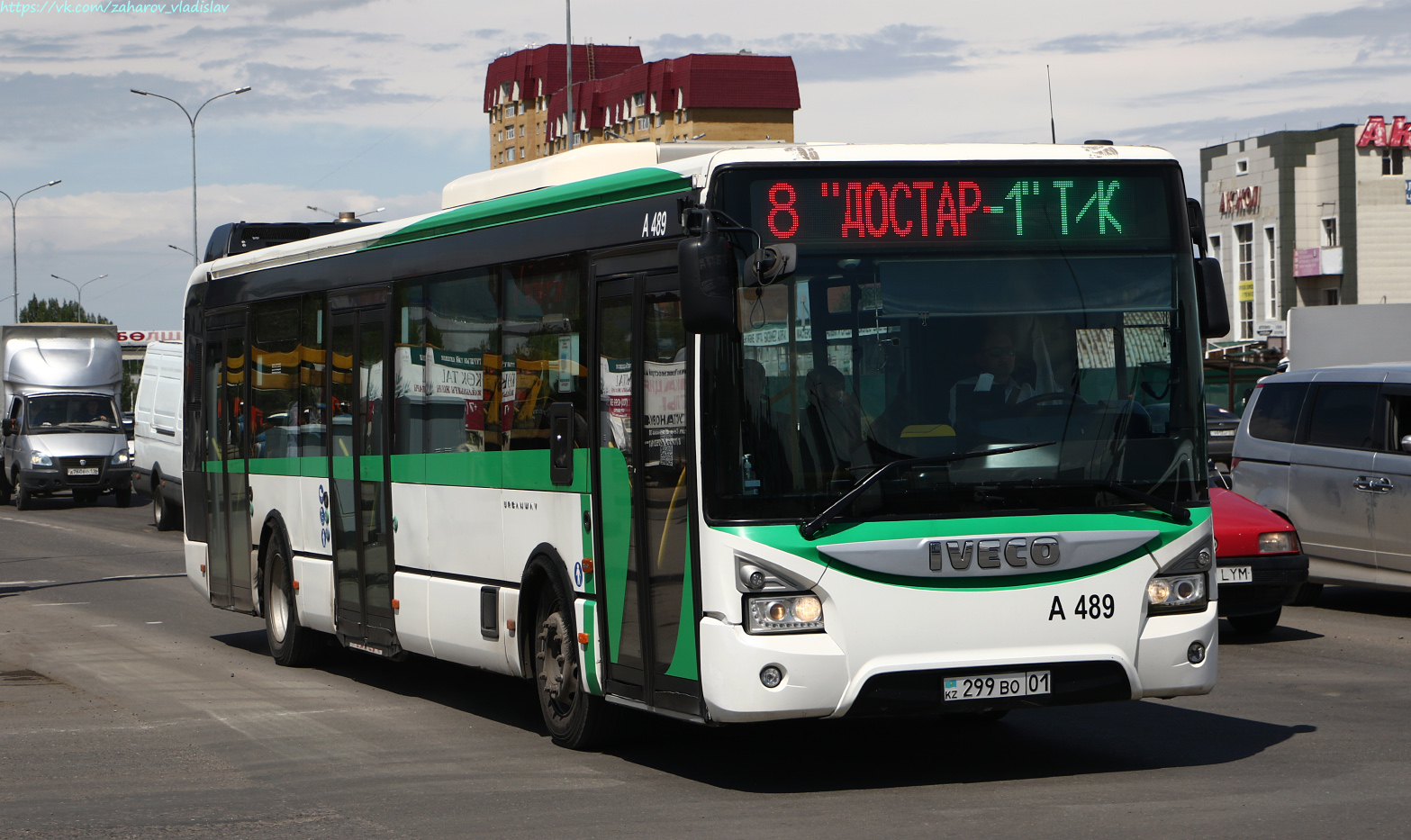 Астана, IVECO Urbanway 12M (СарыаркаАвтоПром) № A489