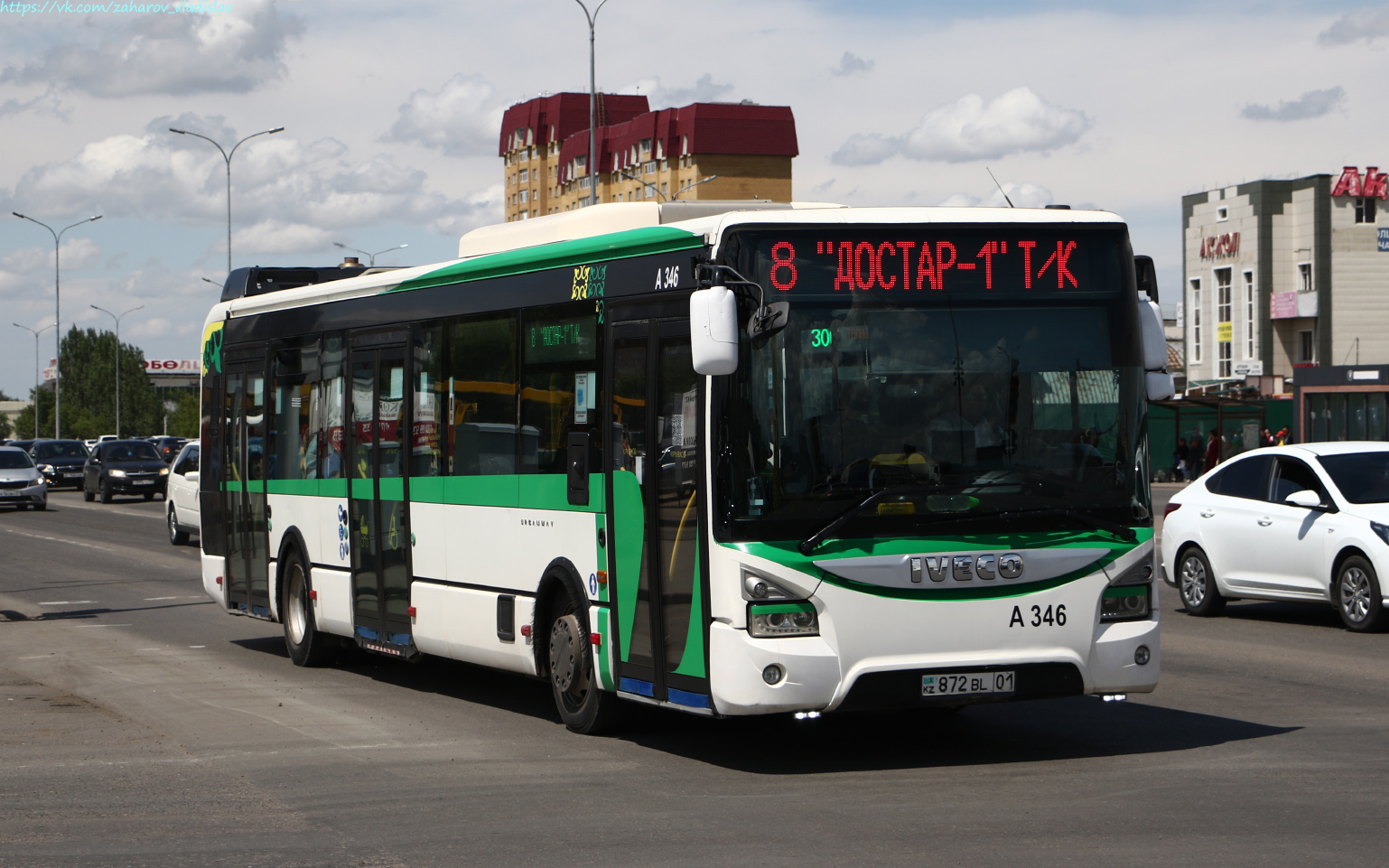 Астана, IVECO Urbanway 12M (СарыаркаАвтоПром) № A346