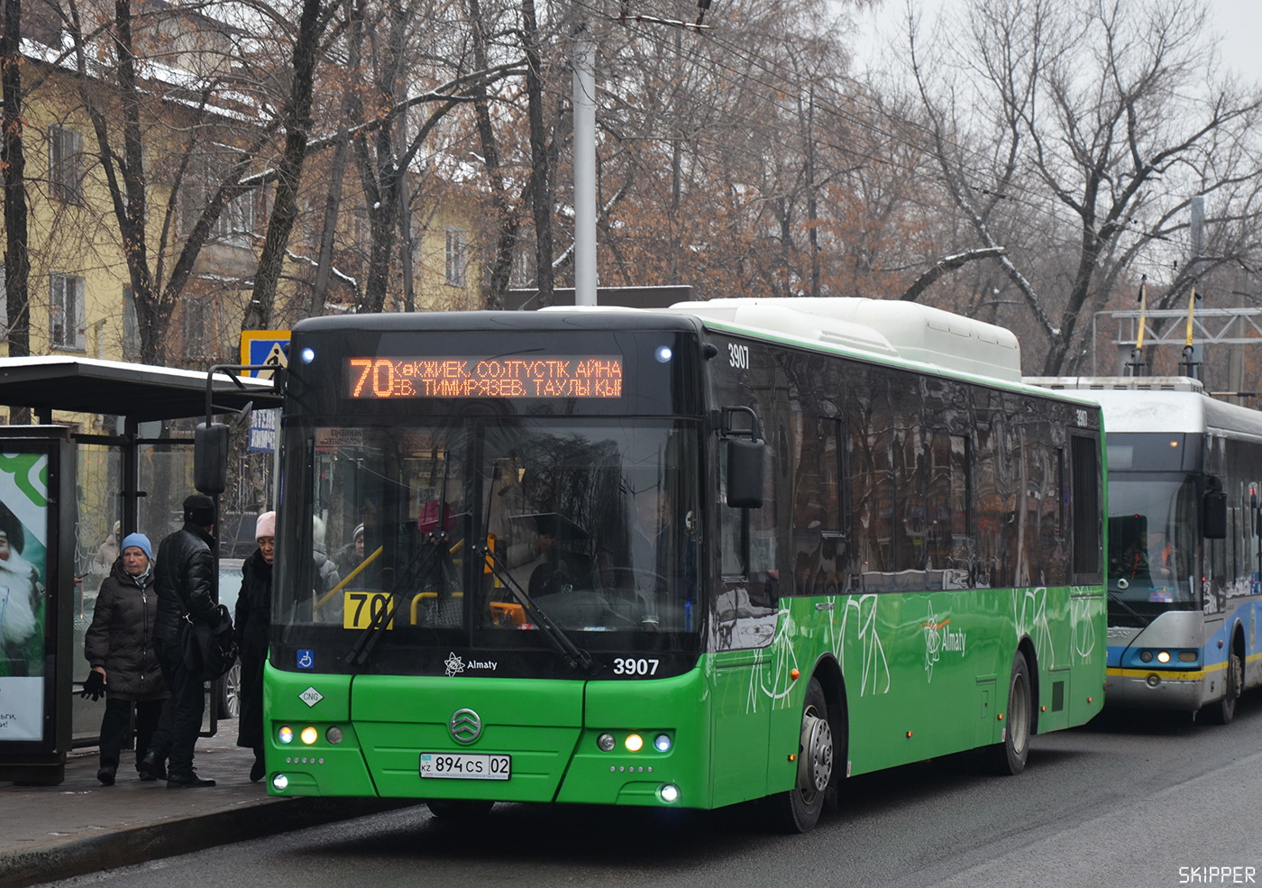 Алматы, Golden Dragon XML6125CN (Hyundai Trans Auto) № 3907