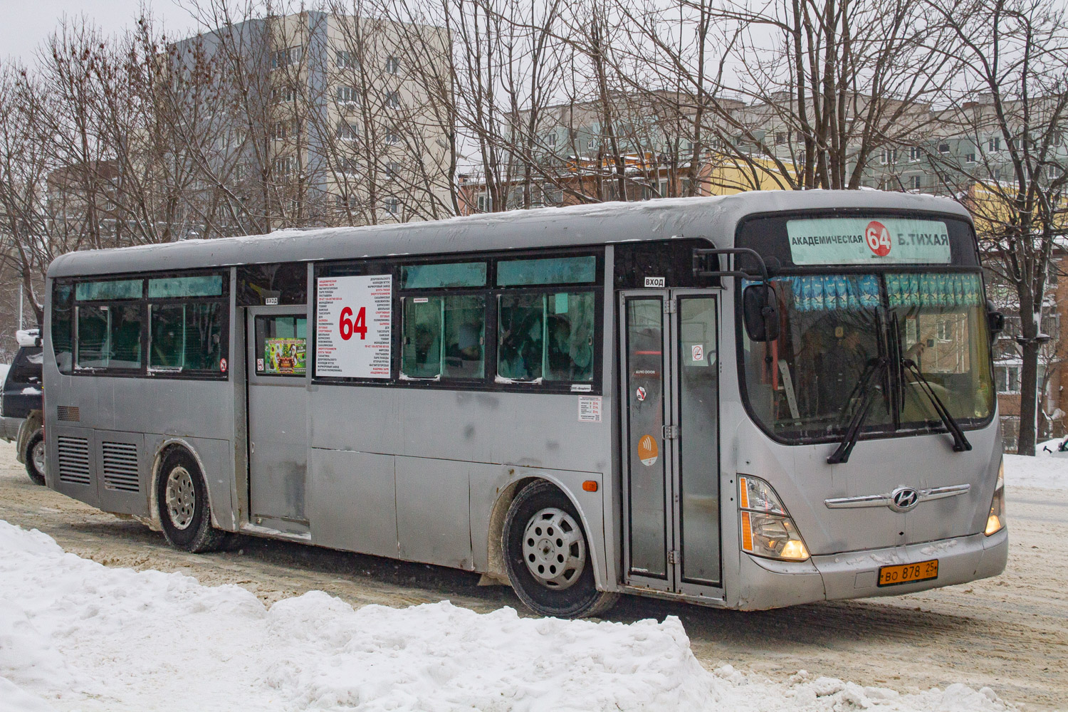 Приморский край, Hyundai New Super AeroCity 1F/L № ВО 878 25