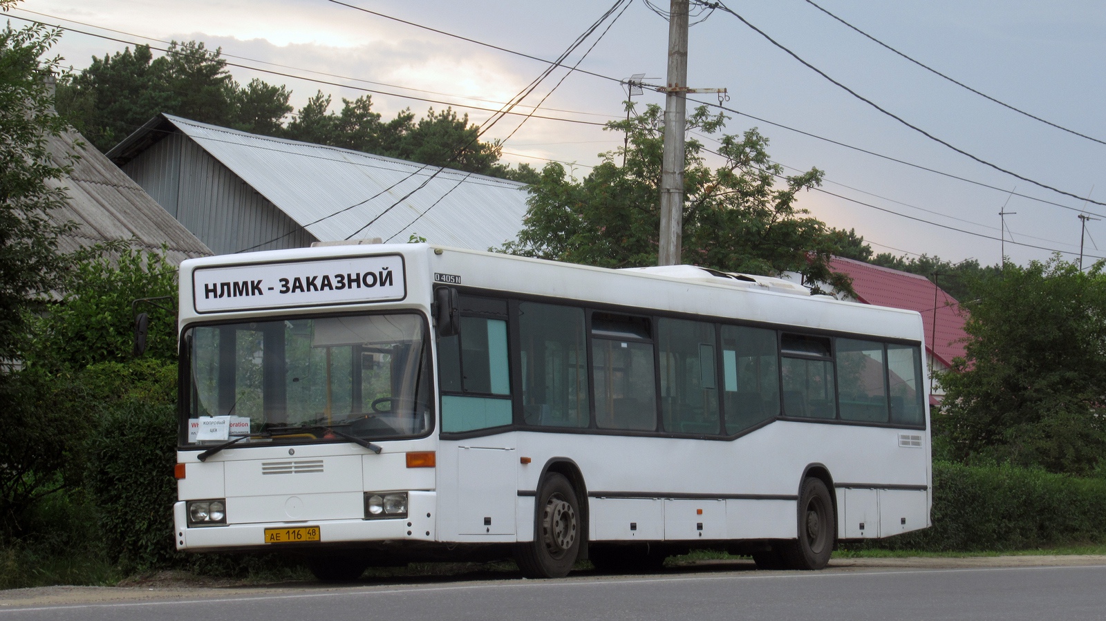 Липецкая область, Mercedes-Benz O405N2 № АЕ 116 48