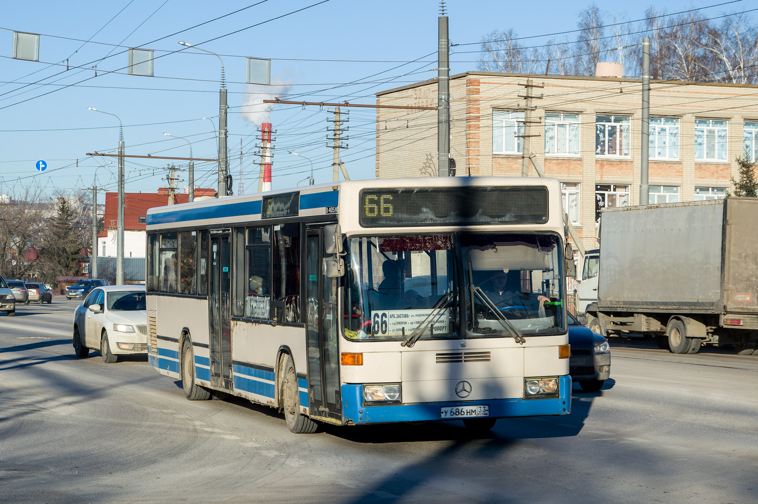 Penza region, Mercedes-Benz O405N2 Nr. У 686 НМ 33