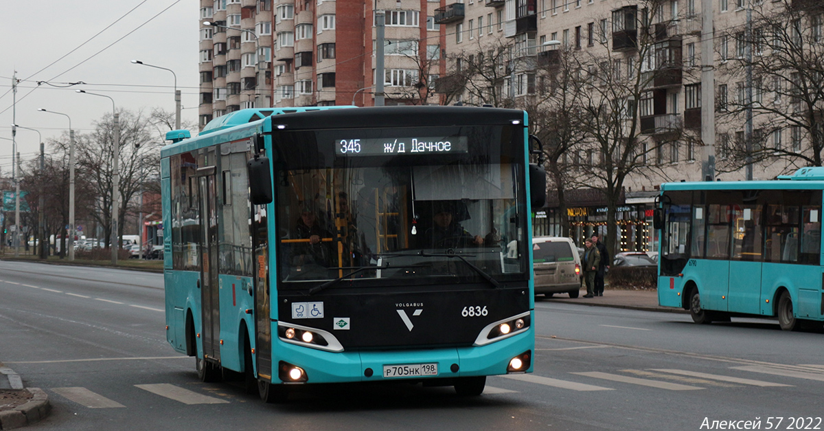 Санкт-Петербург, Volgabus-4298.G4 (LNG) № 6836