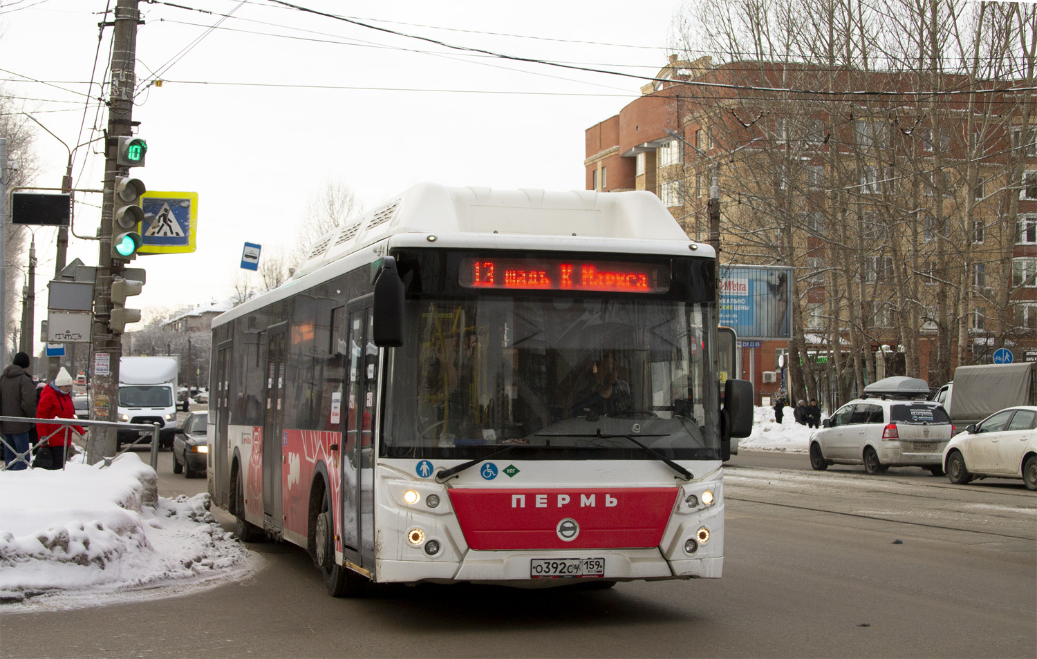 Пермский край, ЛиАЗ-5292.67 (CNG) № О 392 СУ 159