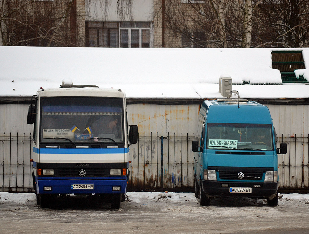 Волынская область, Эталон А079.54 "Мальва" № AC 2451 HE; Волынская область, Volkswagen LT35 № AC 8259 ET