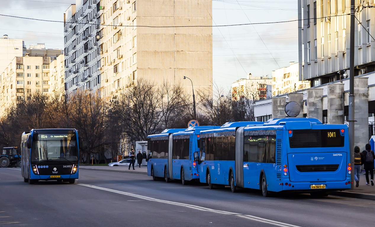 Москва, ЛиАЗ-6213.65 № 160704