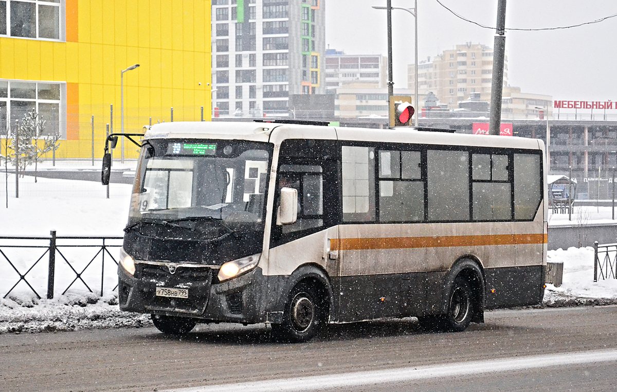 Москва, ПАЗ-320435-04 "Vector Next" № У 758 НВ 799