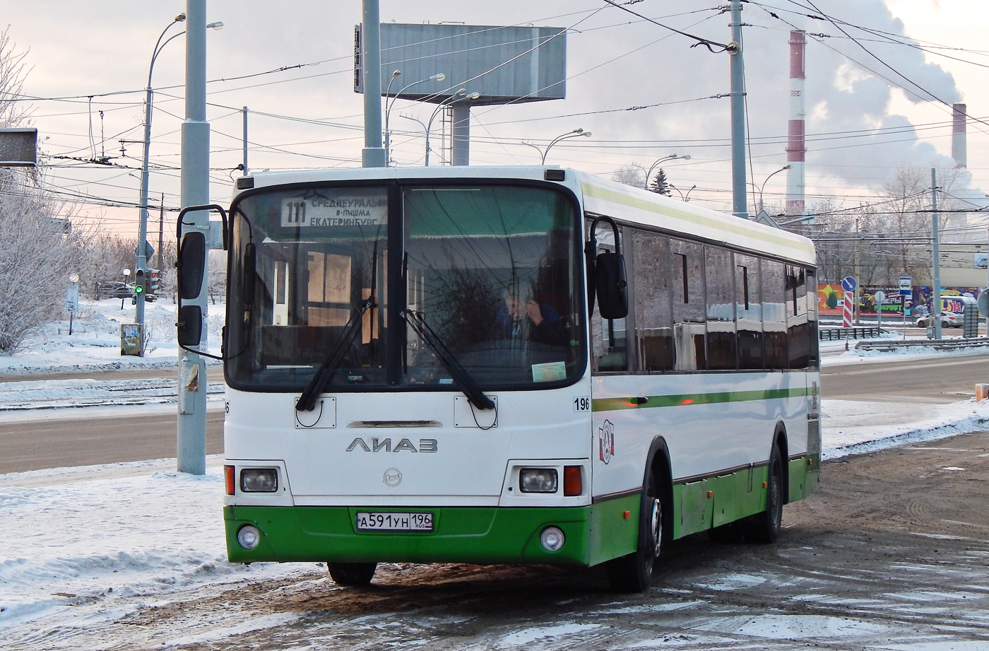 Свердловская область, ЛиАЗ-5256.60 № 196