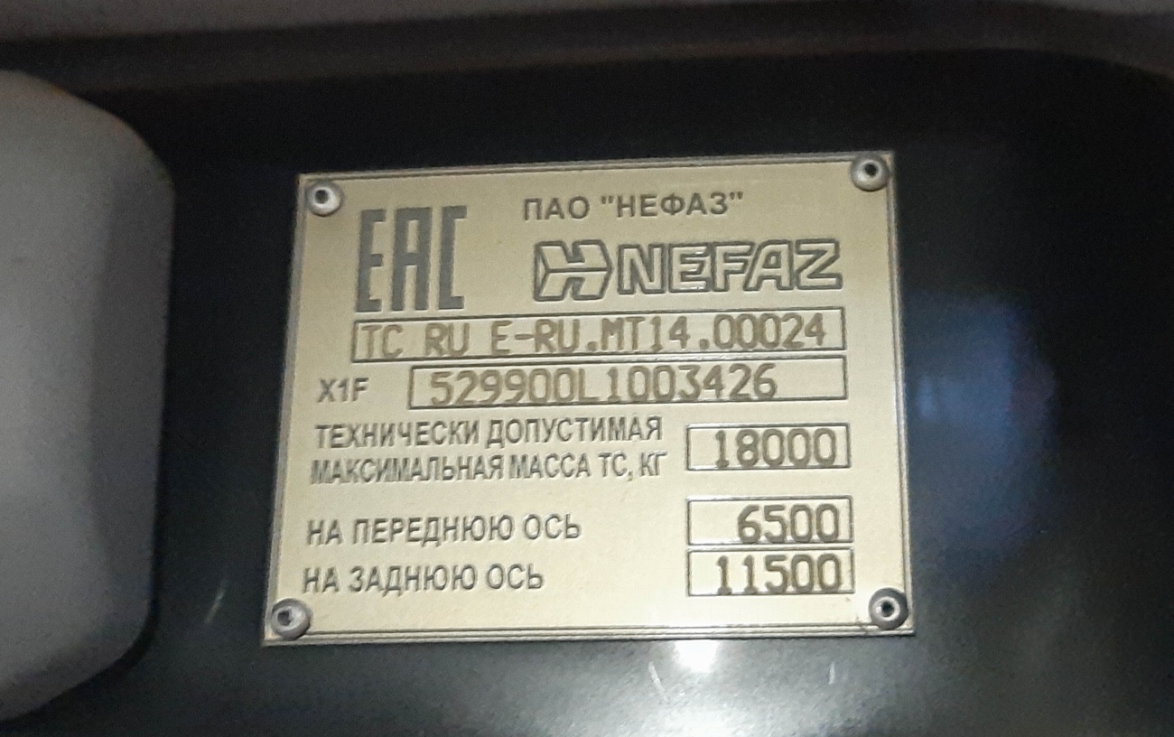 Пермский край, НефАЗ-5299-40-57 (CNG) № Н 131 МХ 159