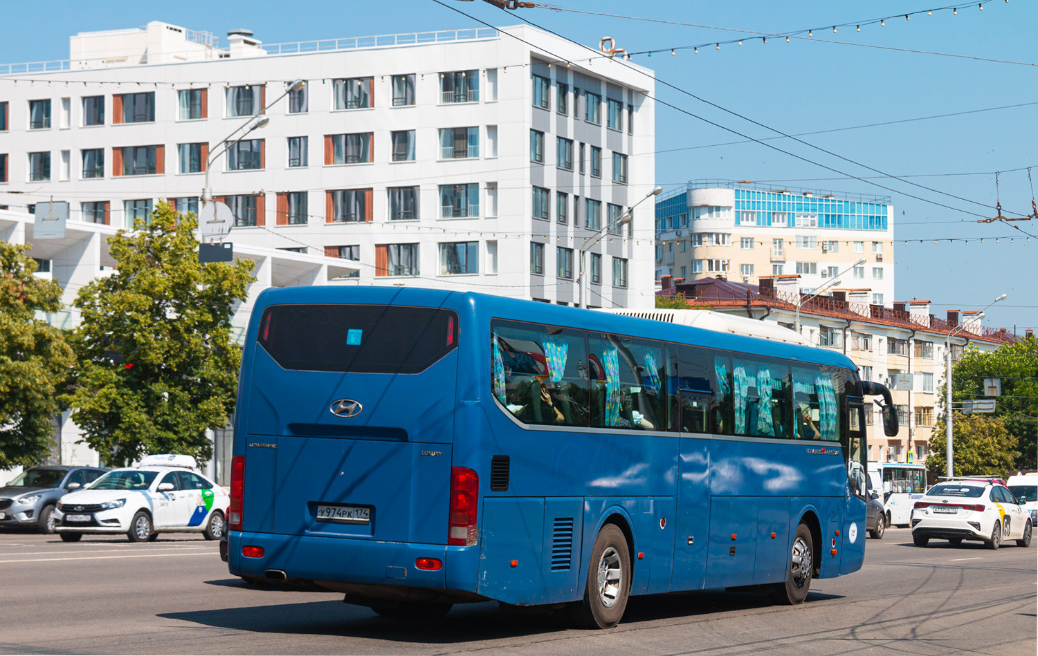 Челябинская область, Hyundai Universe Space Luxury № У 974 РК 174