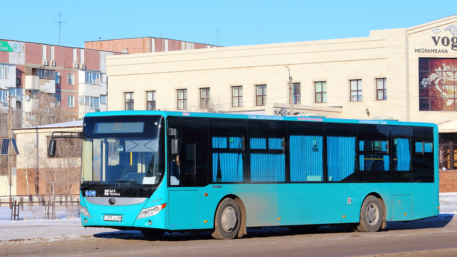 Карагандинская область, Yutong ZK6118HGA (QazTehna) № 275 AV 09