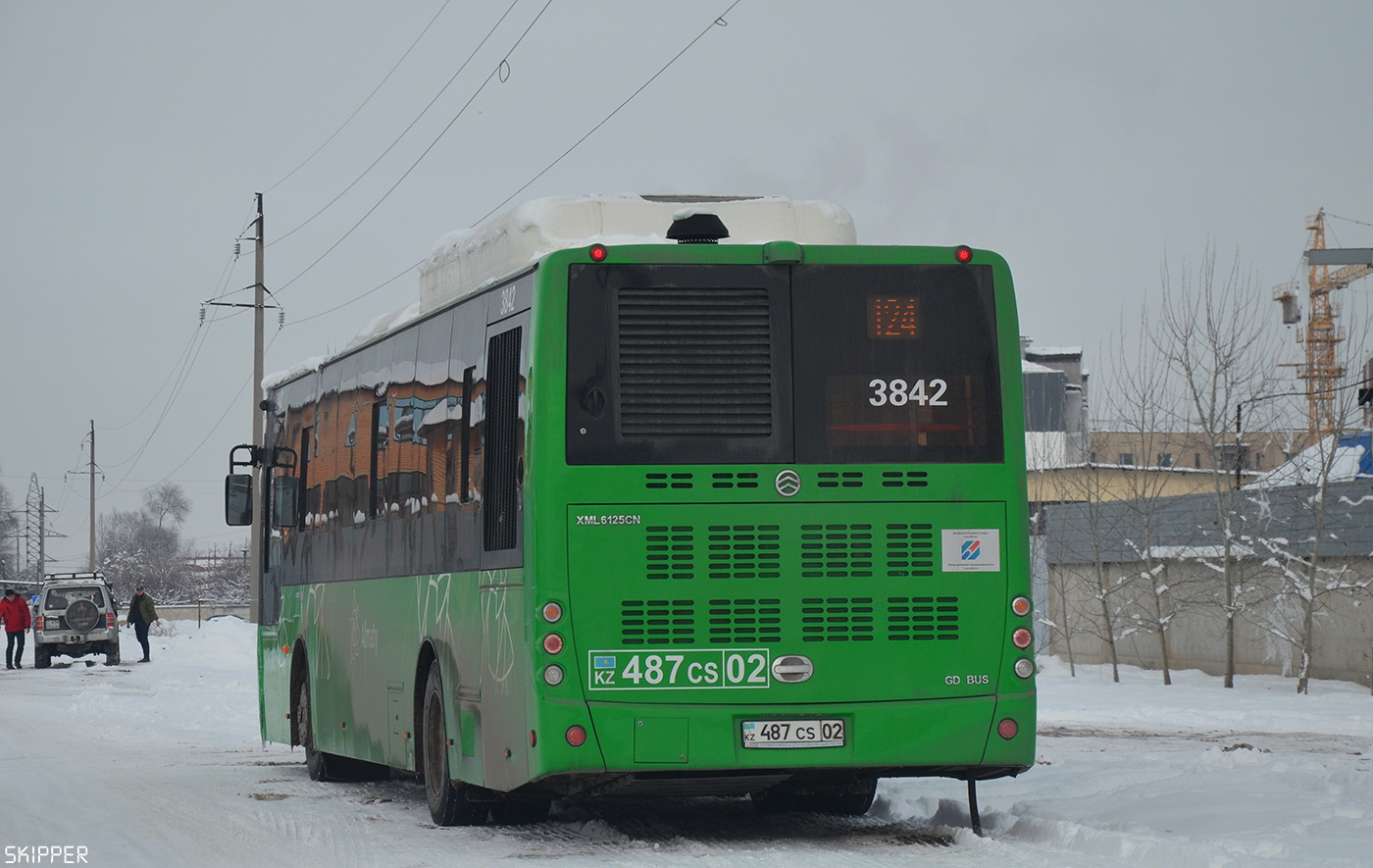 Алматы, Golden Dragon XML6125CN (Hyundai Trans Auto) № 3842