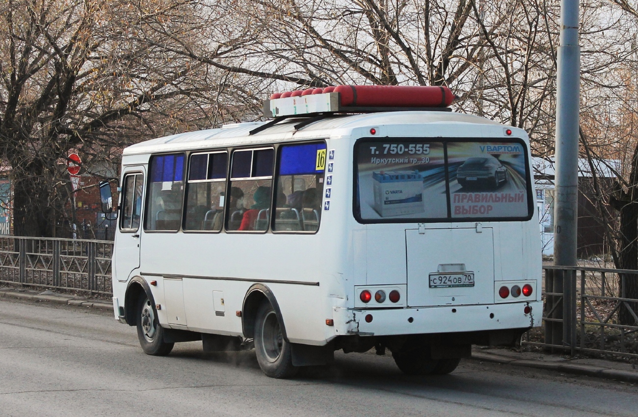 Томская область, ПАЗ-32054 № С 924 ОВ 70