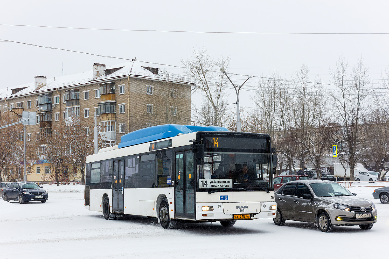 Свердловская область, MAN A21 NL243 CNG № КА 718 66