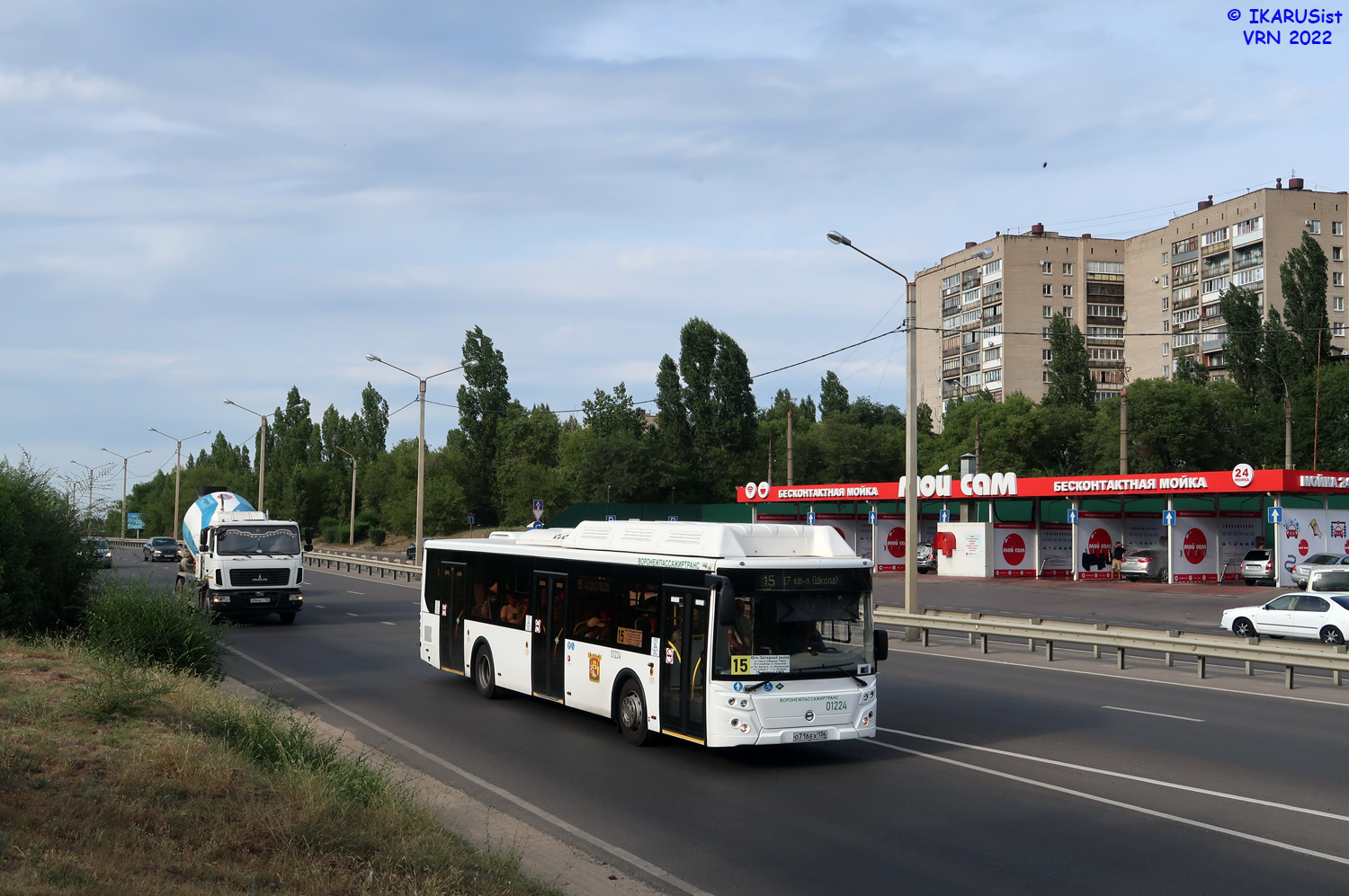 Воронежская область, ЛиАЗ-5292.67 (CNG) № 01224