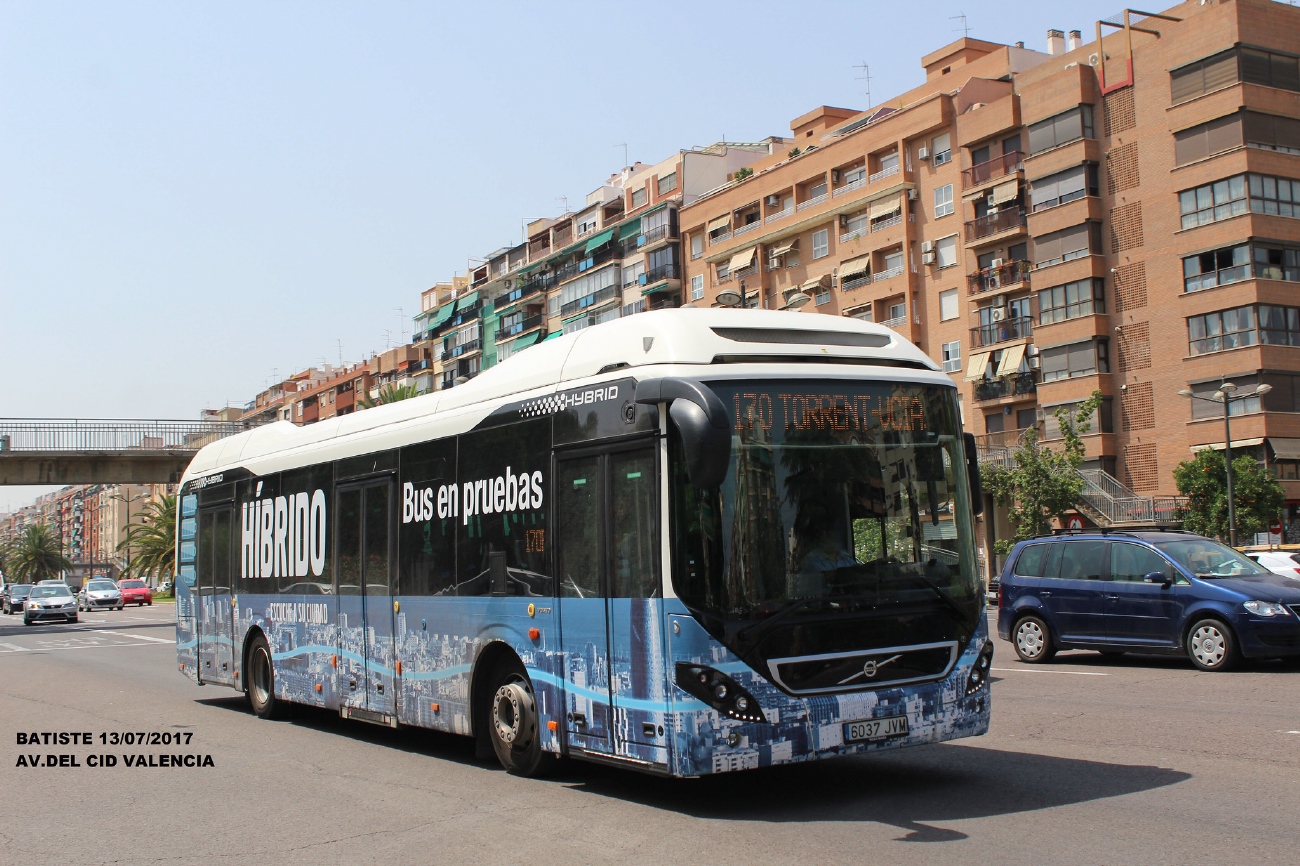 Spain, Volvo 7900 Hybrid # 206