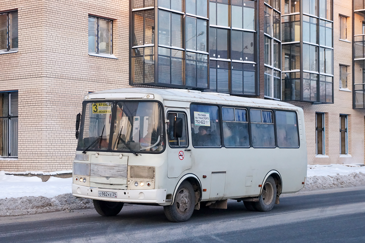 Архангельская область, ПАЗ-32054-04 № О 982 КЕ 29