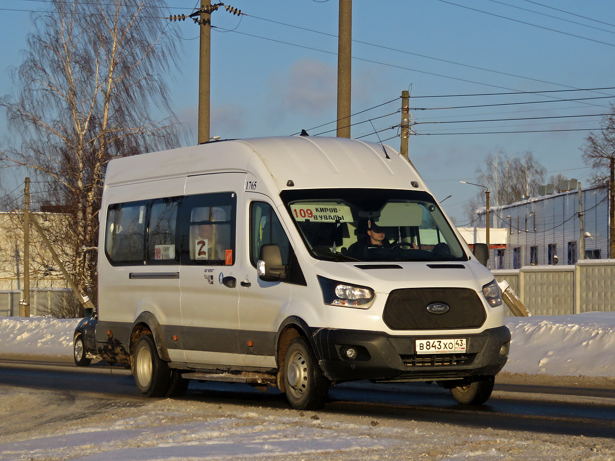 Кировская область, Ford Transit FBD [RUS] (X2F.ESG.) № х765