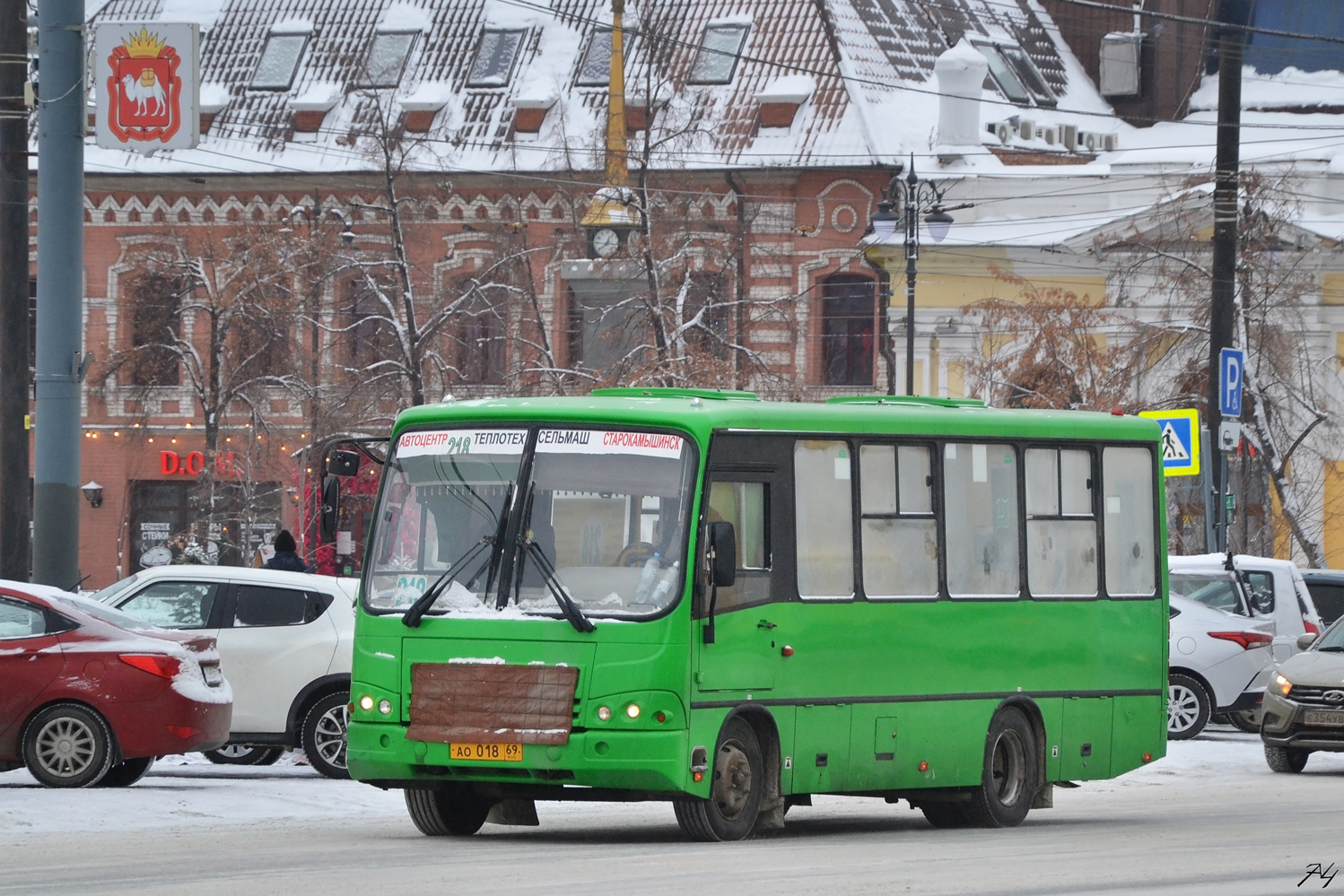 Челябинская область, ПАЗ-320402-04 № АО 018 69