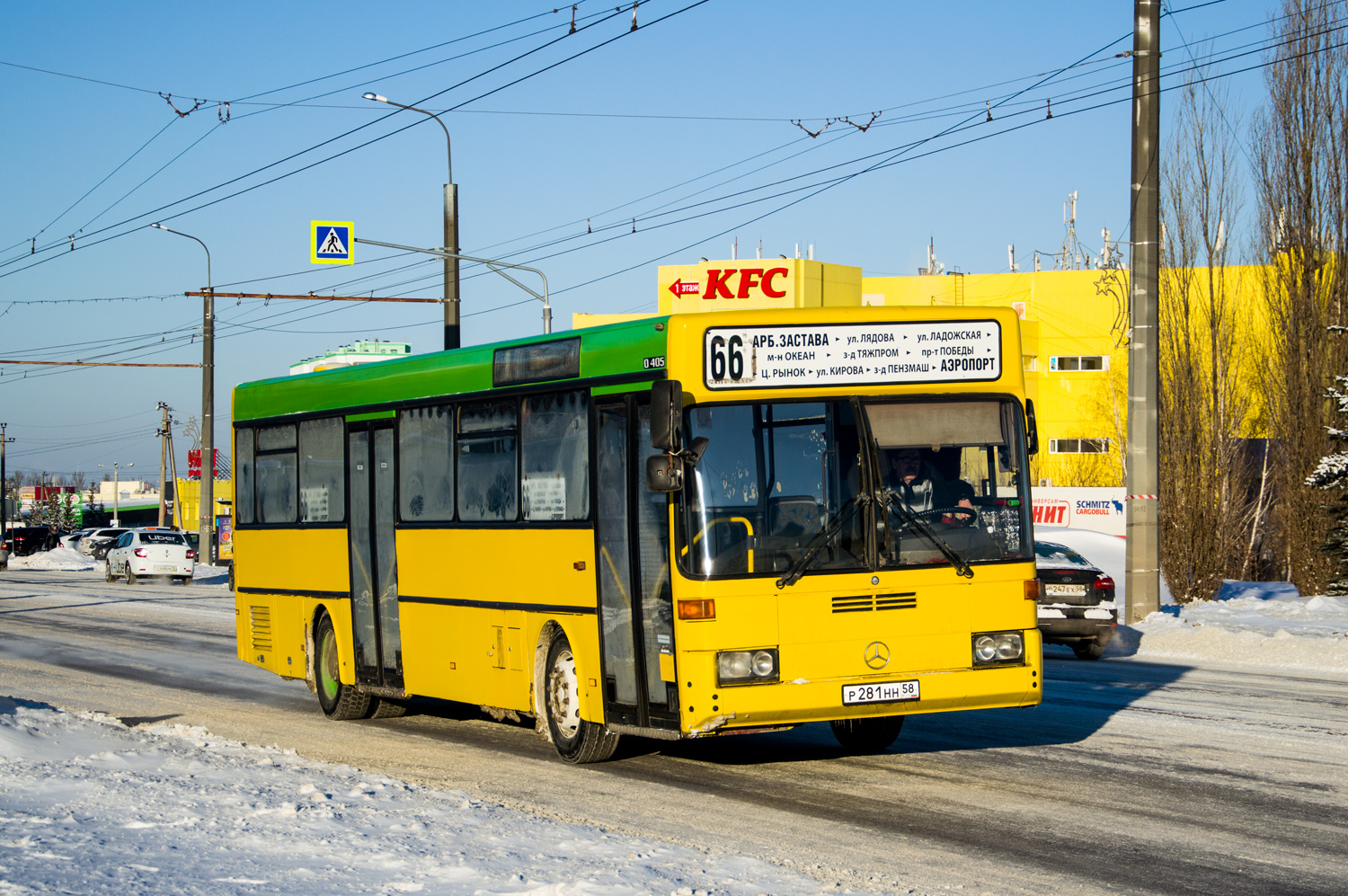 Пензенская область, Mercedes-Benz O405 № Р 281 НН 58