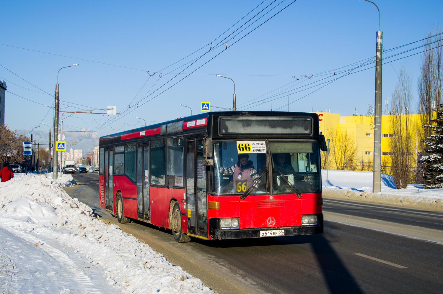 Пензенская область, Mercedes-Benz O405N2 № О 514 ЕР 58